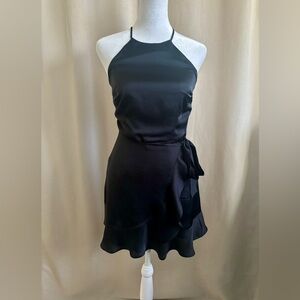Abercrombie & Fitch Satin Halter Mini Dress | Size XS